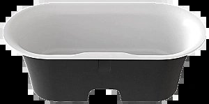 Ванна акриловая BAS Венеция ва00005 170x80 черная купить в интернет-магазине Sanbest