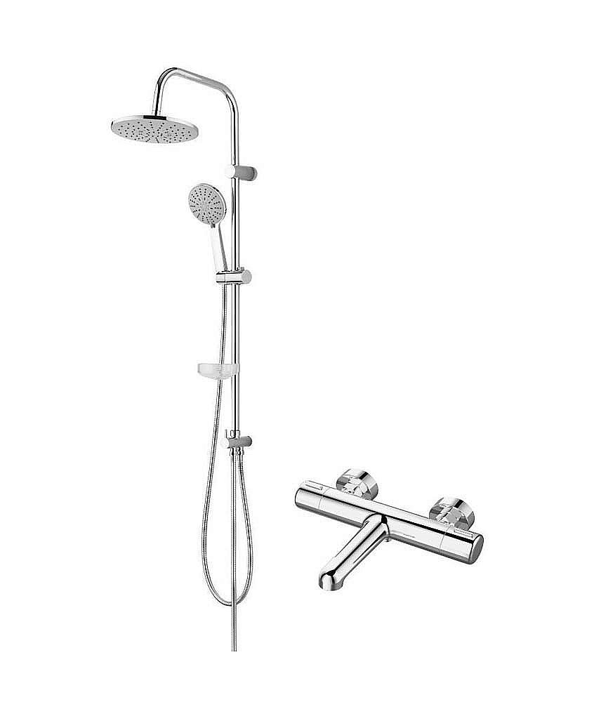 Душевая система Agger Thermo A2493500 хром купить в интернет-магазине сантехники Sanbest