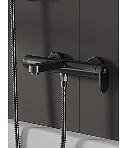 Смеситель для ванны Agger Sweet A2710055 оружейная сталь матовая купить в интернет-магазине сантехники Sanbest