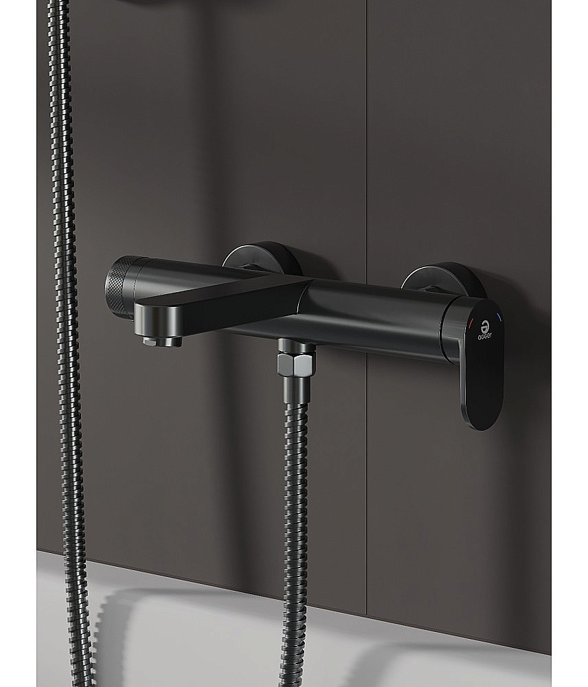 Смеситель для ванны Agger Sweet A2710055 оружейная сталь матовая купить в интернет-магазине сантехники Sanbest