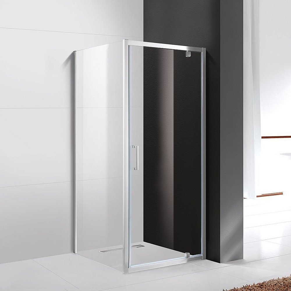 Душевой уголок Cezares Molveno 100x80 MOLVENO-AH-1-100/80-C-Cr-IV стекло прозрачное/профиль хром купить в интернет-магазине Sanbest
