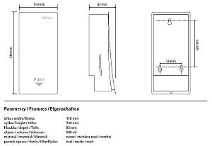Диспенсер Bemeta Hotel 106109085 купить в интернет-магазине сантехники Sanbest