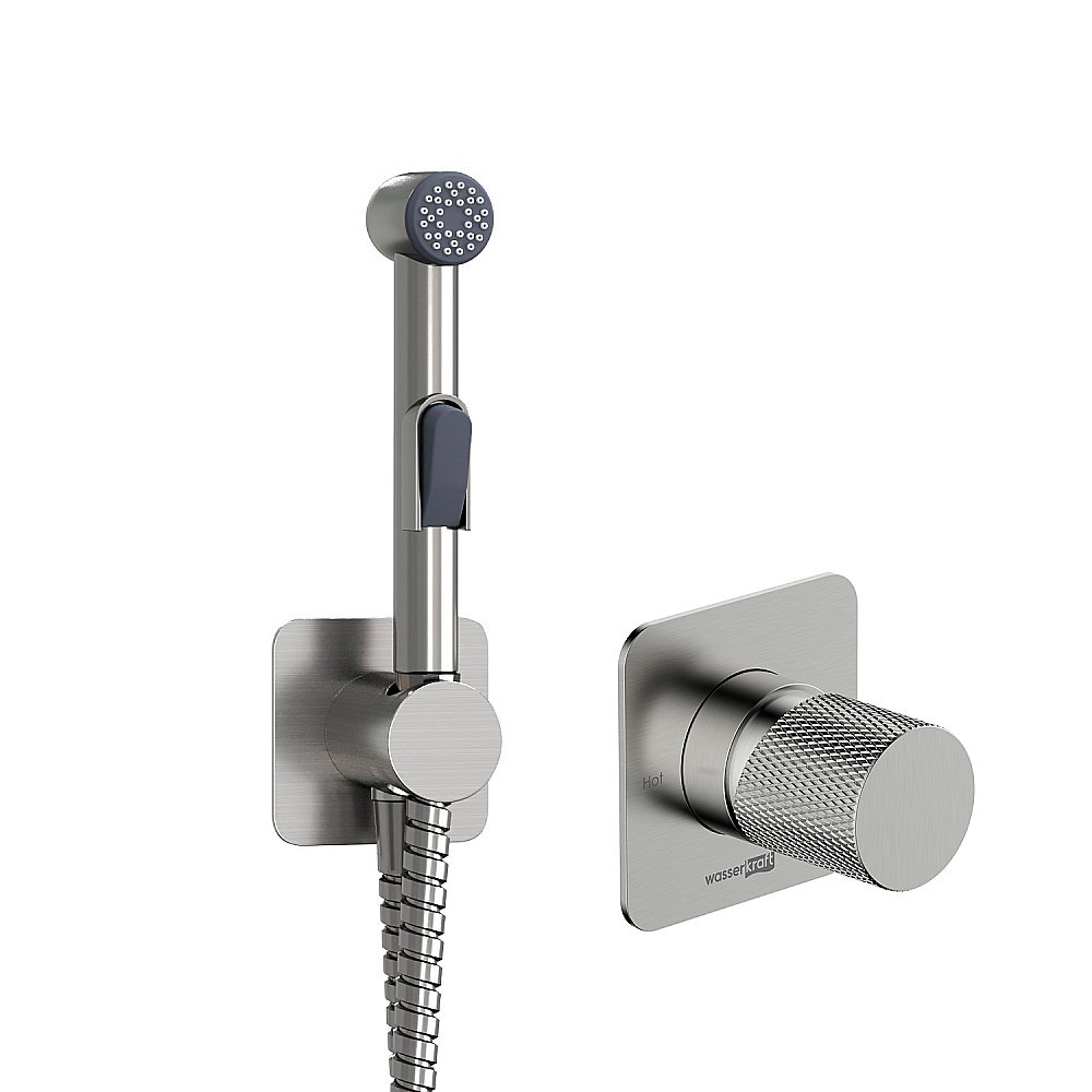 Гигиенический душ WasserKRAFT Tauber 6400 A6451.275.360.092 никель купить в интернет-магазине сантехники Sanbest