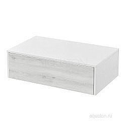 Нижняя тумба Акватон Сакура 80 светлое дерево / белый для ванной в интернет-магазине сантехники Sanbest