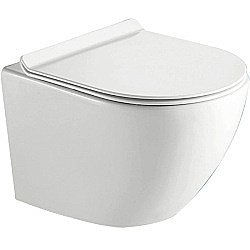 Унитаз подвесной Timo Kulo TK-403 безободковый, с крышкой микролифт купить в интернет-магазине Sanbest