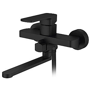 Смеситель для ванны Elghansa Heffen 5352520-20-Black черный купить в интернет-магазине сантехники Sanbest