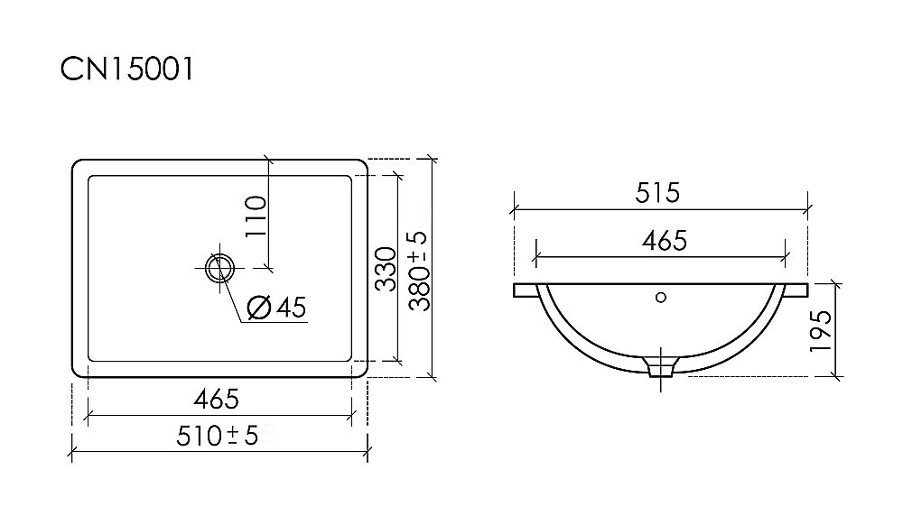 Раковина Ceramica Nova Era CN15001 белая купить в интернет-магазине Sanbest
