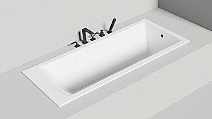 Ванна Salini Cascata Kit S-Sense 170x75 104313G белая купить в интернет-магазине Sanbest