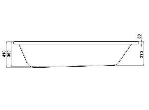 Ванна акриловая BAS Лира З 00135 170х70  без каркаса купить в интернет-магазине Sanbest