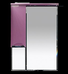 Зеркало со шкафом Misty Жасмин 65 розовый в ванную от интернет-магазине сантехники Sanbest