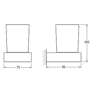 Держатель со стаканом ARTWELLE REGEN купить в интернет-магазине сантехники Sanbest