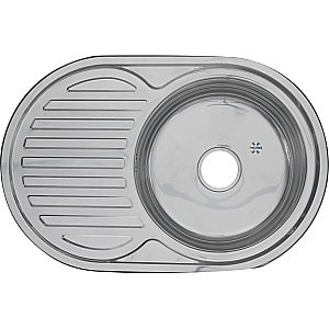 Мойка кухонная с сифоном Melana 122 N(*15) купить в интернет-магазине сантехники Sanbest