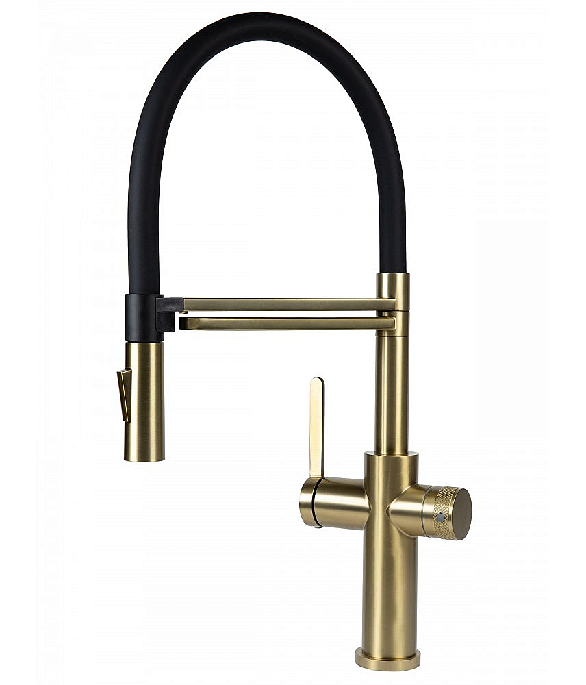 Смеситель для кухни  Agger Elegant A3252599 золото матовое купить в интернет-магазине сантехники Sanbest