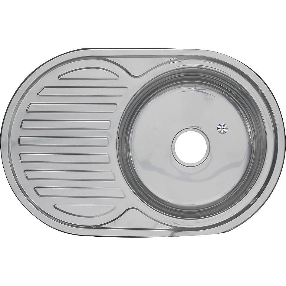 Мойка кухонная с сифоном Melana 122 N(*15) купить в интернет-магазине сантехники Sanbest