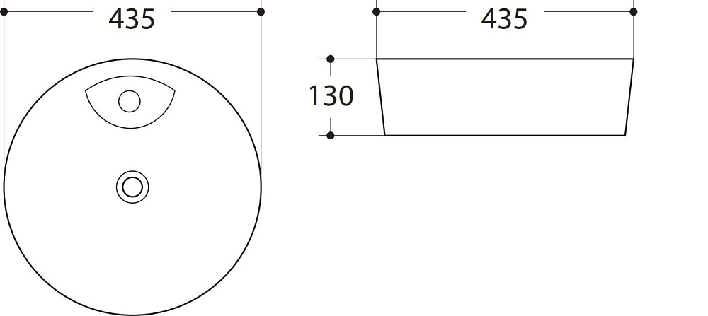 Раковина накладная Art&Max AM-78111 купить в интернет-магазине Sanbest