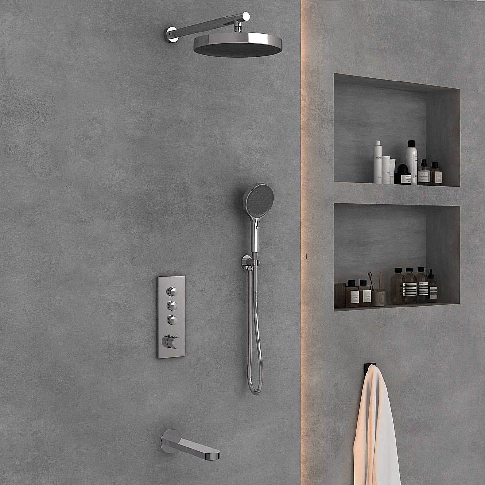 Душевая система Vincea Inspire VSFW-433TI5CH хром купить в интернет-магазине сантехники Sanbest