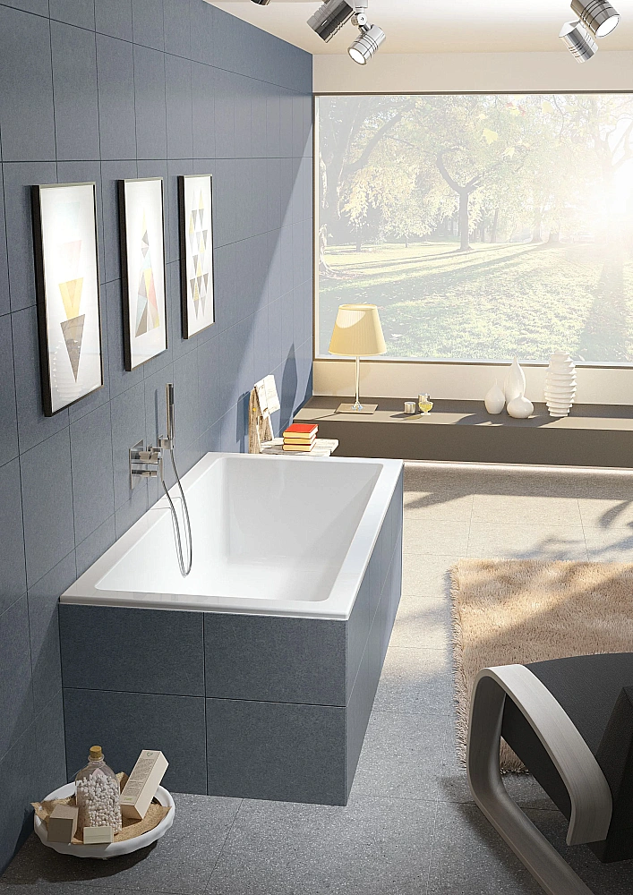 Акриловая ванна Riho Rething Cubic Fall 190x80 B108013005 белая купить в интернет-магазине Sanbest