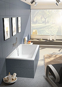 Акриловая ванна Riho Rething Cubic Fall 190x80 B108013005 белая купить в интернет-магазине Sanbest