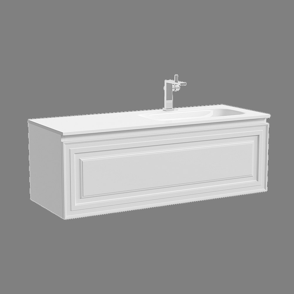 Тумба с раковиной Sancos Very VR120W 120 Bianco для ванной в интернет-магазине Sanbest