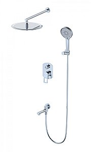 Душевая система встраиваемая WONZON & WOGHAND FRAME, Хром (WW-88939010-CR) купить в интернет-магазине сантехники Sanbest