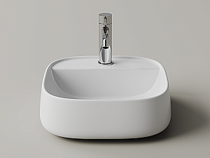 Раковина Ceramica Nova Fonte 40 CN5052 белая купить в интернет-магазине Sanbest