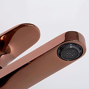 Смеситель для раковины WasserKRAFT Asphe 7700 7703 розовое золото купить в интернет-магазине сантехники Sanbest