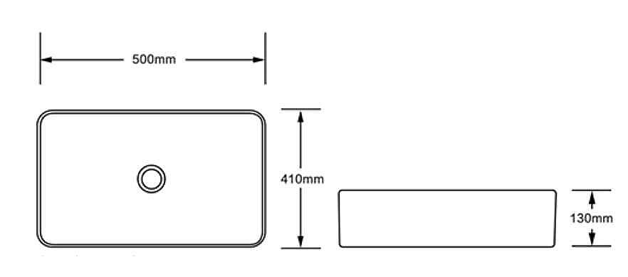 Раковина накладная SantiLine SL-1051KH светло-коричневая матовая купить в интернет-магазине Sanbest