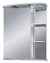 Зеркальный шкаф Misty Магнолия 60 белый купить в интернет-магазине сантехники Sanbest