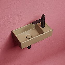 Раковина Ceramica Nova Element CN6051LMC капучино матовая левая купить в интернет-магазине сантехники Sanbest