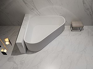 Ванна акриловая ABBER AB9446MW 150х150 белая матовая купить в интернет-магазине Sanbest