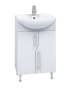 Тумба с раковиной Vigo Grand 550 белая для ванной в интернет-магазине Sanbest