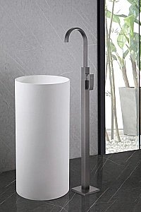 Смеситель для раковины ABBER Wasserfall AF8640NG никель купить в интернет-магазине сантехники Sanbest