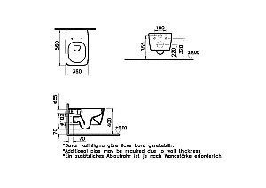 Унитаз Vitra METROPOLE 7672B083-0101 безободковый, черный матовый купить в интернет-магазине Sanbest