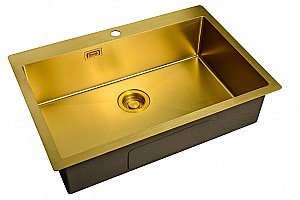 Мойка кухонная Zorg Light ZL R 750510 Бронза купить в интернет-магазине сантехники Sanbest