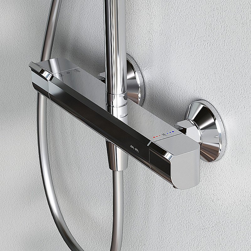 Душевая система AM.PM Func F078F400 хром купить в интернет-магазине сантехники Sanbest