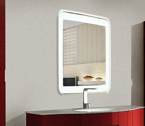 Зеркало с подсветкой ART&MAX LATINA 55x80 в ванную от интернет-магазине сантехники Sanbest
