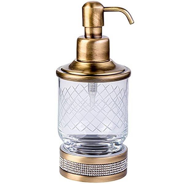 Диспенсер Boheme Royal Cristal 10929-BR бронза/Swarovski купить в интернет-магазине сантехники Sanbest
