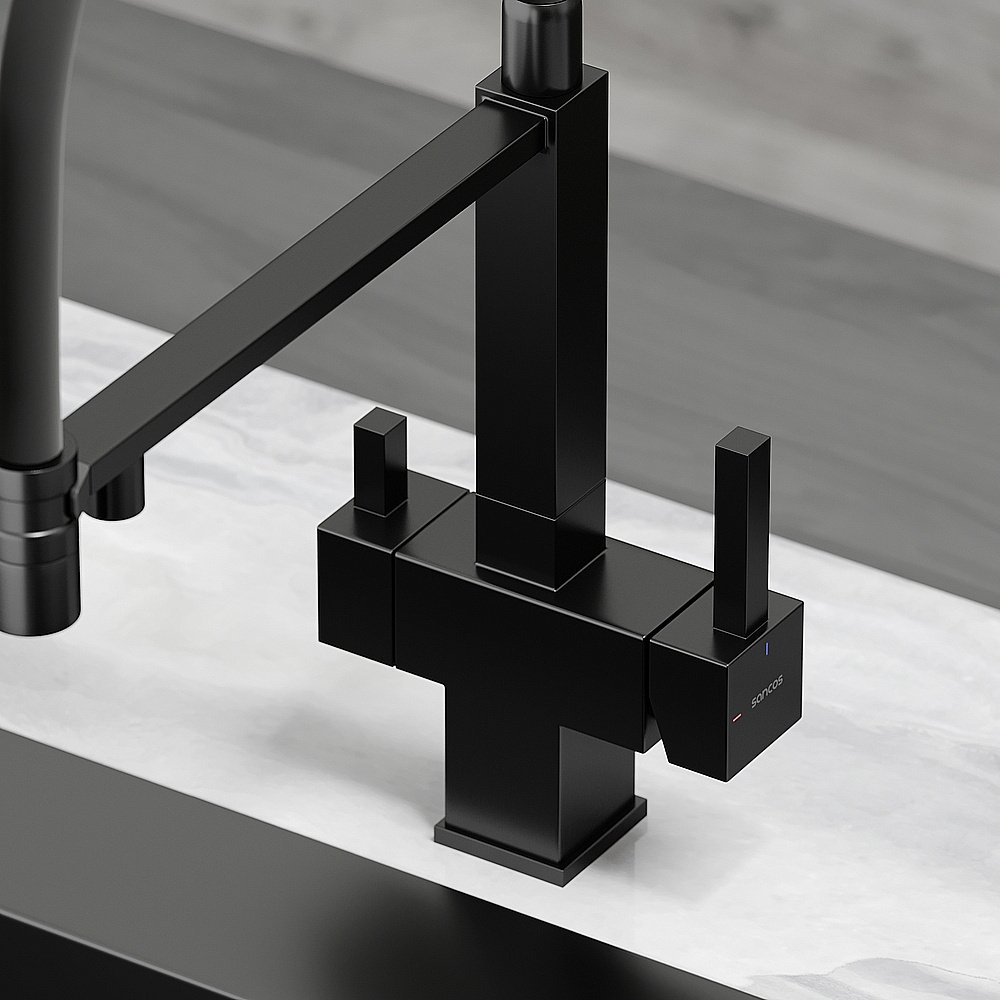 Смеситель для кухни Sancos Moro SC4006MB черный матовый купить в интернет-магазине сантехники Sanbest