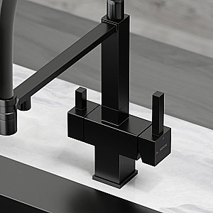 Смеситель для кухни Sancos Moro SC4006MB черный матовый купить в интернет-магазине сантехники Sanbest