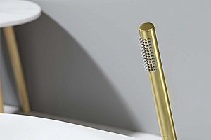 Душевая лейка Aquatek Европа AQ2002BG золото шлифованное купить в интернет-магазине сантехники Sanbest