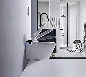 Унитаз-биде электронный подвесной TIMO TЕ-751B с инсталляцией, с крышкой микролифт купить в интернет-магазине Sanbest