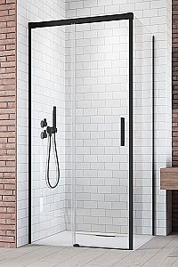 Душевой уголок Radaway Idea Black KDJ 160х80 стекло прозрачное/профиль черный матовый купить в интернет-магазине Sanbest