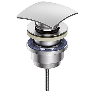 Донный клапан для раковины WONZON & WOGHAND WW-88SS13-BN брашированный никель купить в интернет-магазине сантехники Sanbest