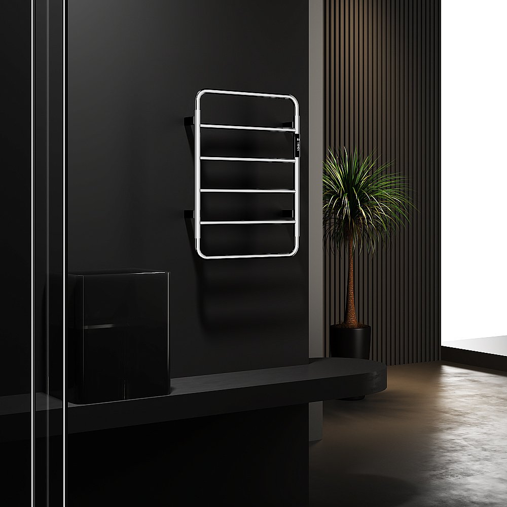 Полотенцесушитель электрический WONZON & WOGHAND WISMAR, Темный графит (WW-AL201-GM) купить в интернет-магазине сантехники Sanbest