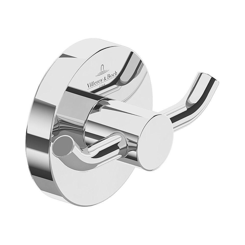 Двойной крючок для полотенец Villeroy&Boch Elements – Tender TVA15101200061 хром купить в интернет-магазине сантехники Sanbest