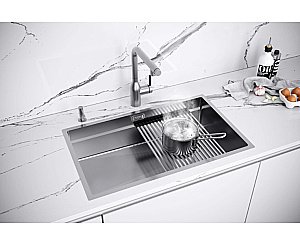 Кухонная мойка Paulmark NEXT-PRO 74 PM707445-BS нержавеющая сталь купить в интернет-магазине сантехники Sanbest