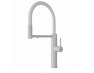 Смеситель для кухни Paulmark Ganymede Ga213199-WH белый матовый купить в интернет-магазине сантехники Sanbest