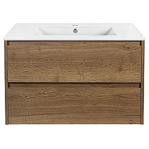 Тумба с раковиной Vincea Gio 80 T.Oak для ванной в интернет-магазине Sanbest