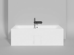 Ванна Salini Orlanda AXIS S-Stone 180x80 103222M белая матовая купить в интернет-магазине Sanbest