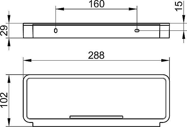 Полка KEUCO PLAN 14958010051 29 хром/белая купить в интернет-магазине сантехники Sanbest